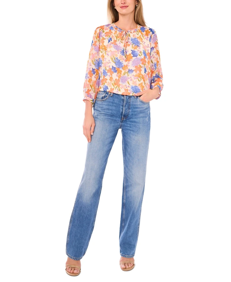 Vince Camuto Women's Ruffle Tie-Neck Blouse