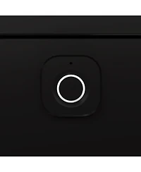 Streamdale Furniture Square Double-Layer Coffee Table w/ Hidden Compartment & Fingerprint Lock