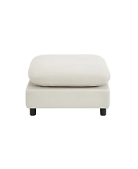 Streamdale Furniture 69" 3-Piece L-Shaped Modular Sectional Sofa with Ottoman