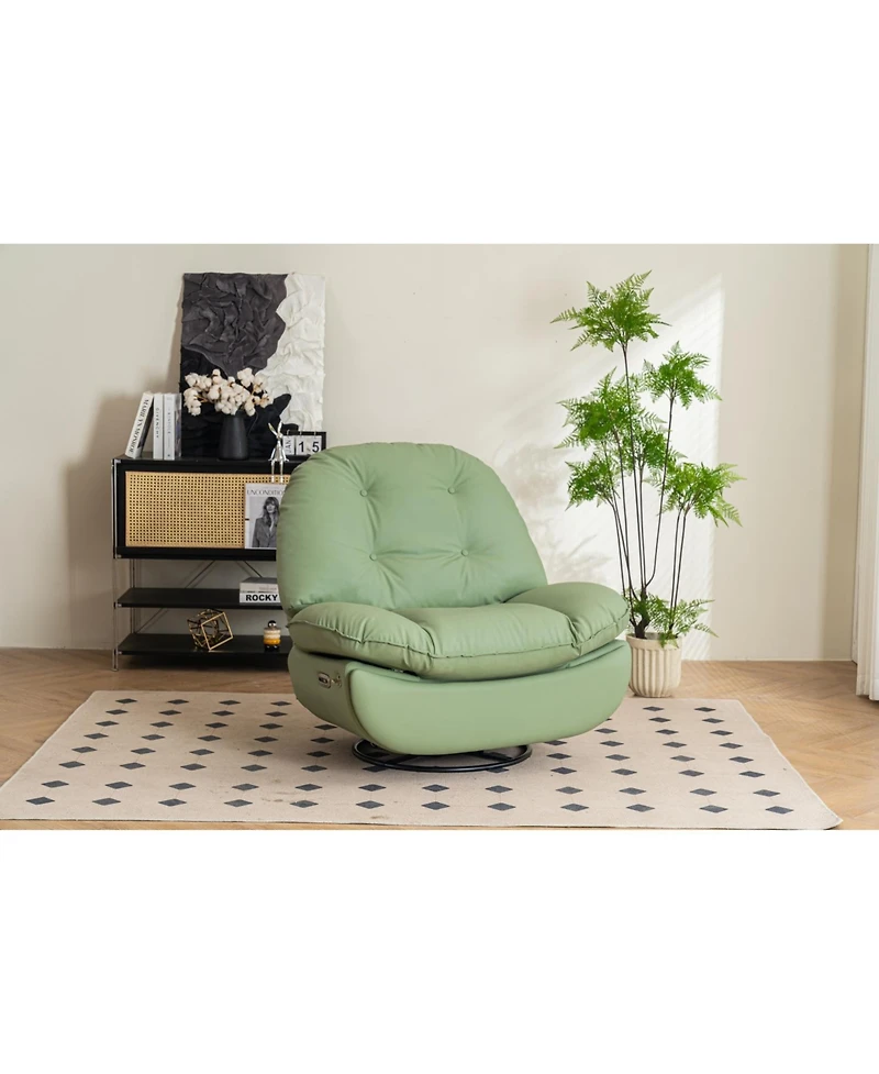 Streamdale Furniture Power Recliner with Bluetooth Music, Usb Charger, and Glide