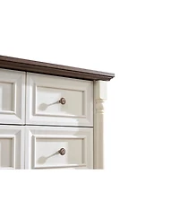 Streamdale Furniture + 7-Drawer + Wood + Rustic Finish + Dresser