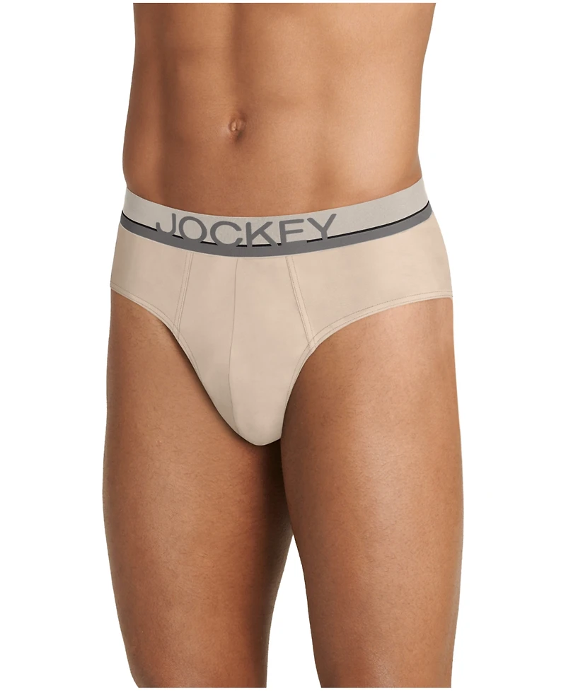 Jockey Men's Cotton-Stretch Briefs, Pack of 3