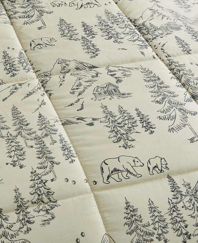 Linery & Co. All-Season Printed Down Alternative Comforter Set