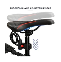 Artudatech 26-Inch Folding Mountain Bike with Shimano 21-Speed, Dual Disc Brakes & Full Suspension for Commuting