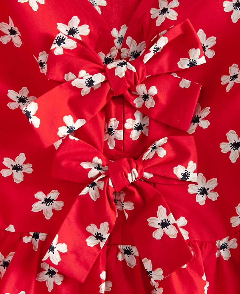 On 34th Women's Puff-Sleeve Tie-Front Peplum Blouse, Macy's Exclusive