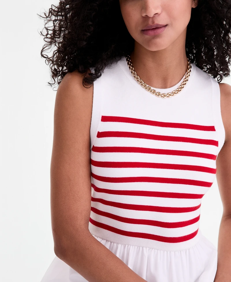 On 34th Women's Mixed-Media Sweater Midi Dress, Macy's Exclusive