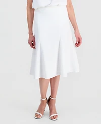 Kasper Women's Godet Back-Zip A-Line Skirt