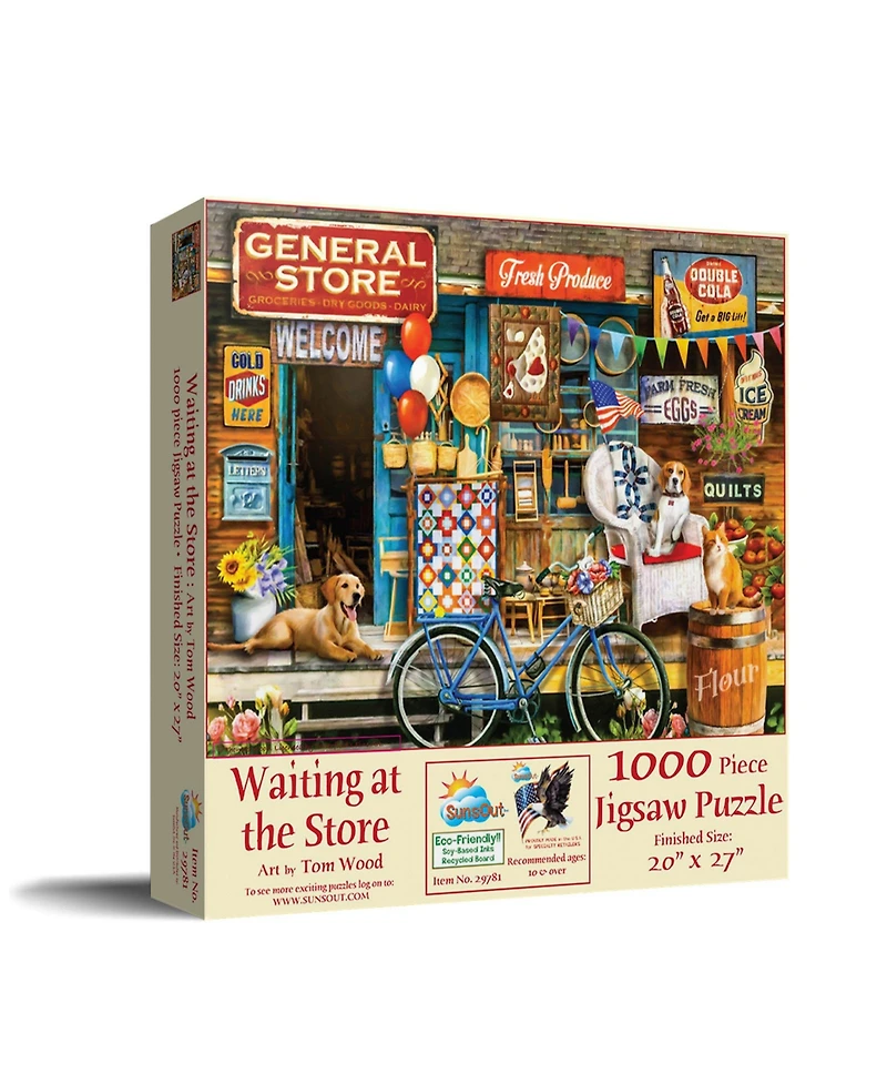 SunsOut Waiting at the Store piece Jigsaw Puzzle for Adults