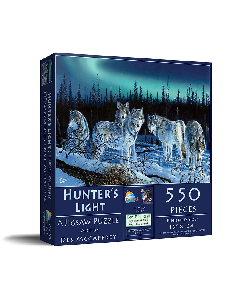 SunsOut Hunters Light 550 piece Jigsaw Puzzle for Adults