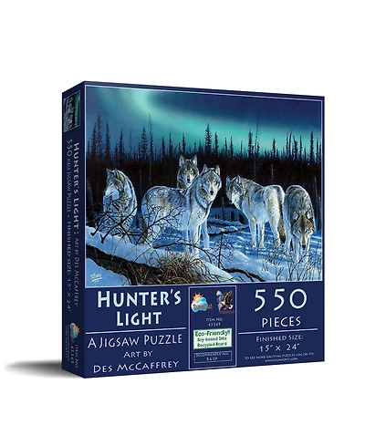 SunsOut Hunters Light 550 piece Jigsaw Puzzle for Adults