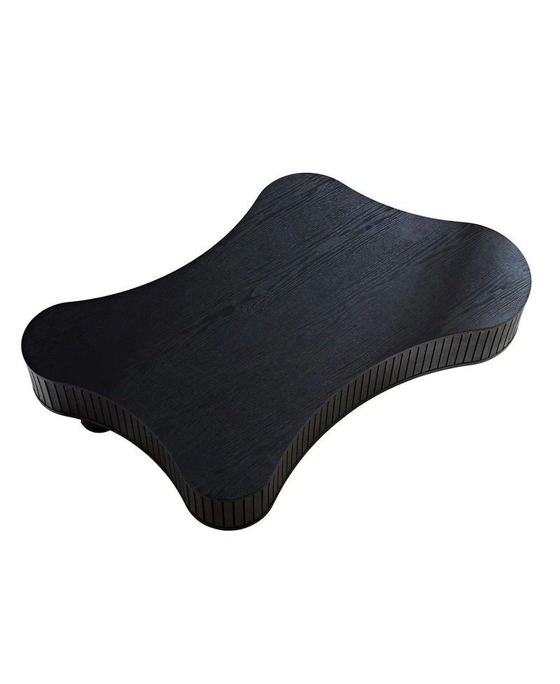Streamdale Furniture Irregular Shaped Wooden Coffee Table