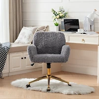 Simplie Fun Comforting Reclining Gaming Chair with Artificial Alpaca Wool