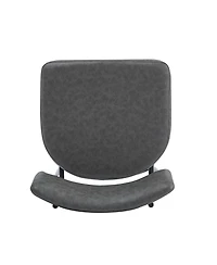 Streamdale Furniture Retro Swivel Counter Stools, Set of 2 in Grey