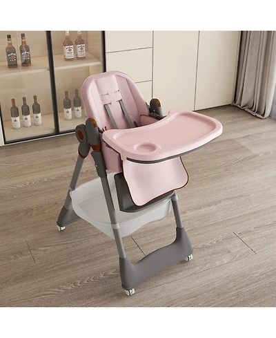 Streamdale Furniture Adjustable Baby High Chair - Portable Feeding Seat