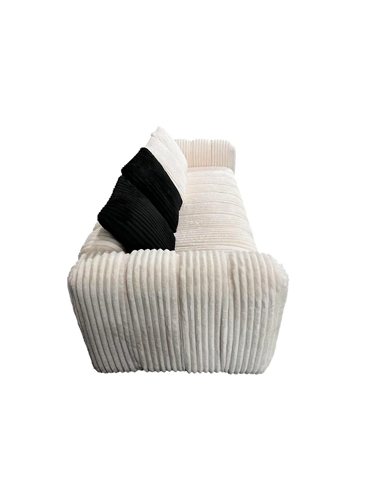 Streamdale Furniture 82.68-inch high-end corduroy multi-seat sofa