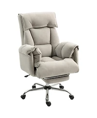 Homcom Executive Office Chair, Computer Desk Chair with Footrest,