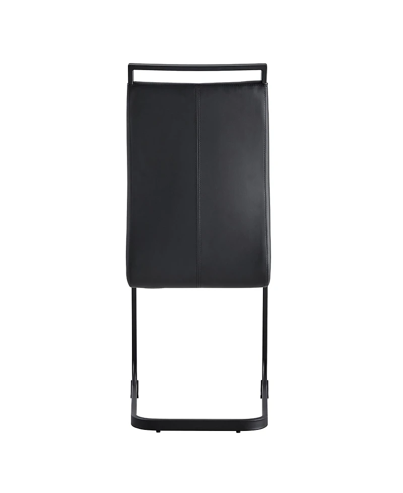 Streamdale Furniture Streamdale Pu Leather Dining Chair Set of 2