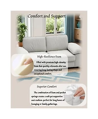 Streamdale Furniture Streamdale Storage Loveseat - Modern Sofa for Small Spaces