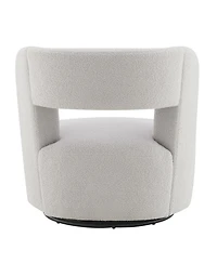 Streamdale Furniture Teddy Fabric Swivel Accent Chair for Living Room Bedroom