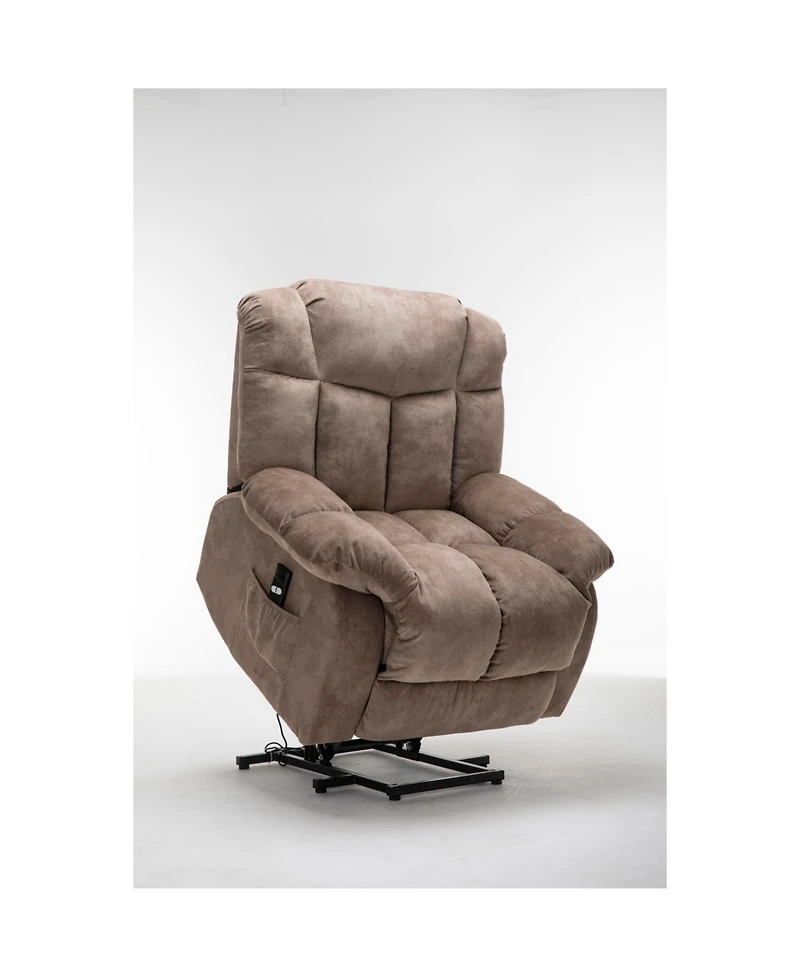 Streamdale Furniture Power Lift Recliner Chair - Heavy Duty Fabric Sofa