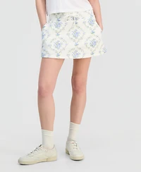 Rebel Veil Juniors' Paisley-Print Drawstring Skort
