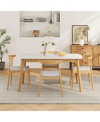 Streamdale Furniture Mid-Century 5-Piece Dining Set