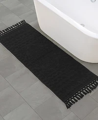 French Connection Nellore Fringe Cotton Bath Rug