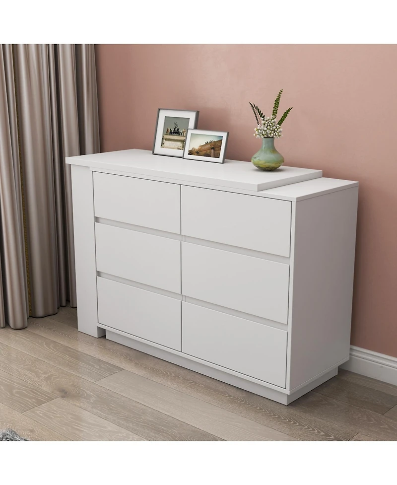 Streamdale Furniture + L-Shaped Desk + Wood (or other material if specified) + Drawers & Storage Cabinet + Desk