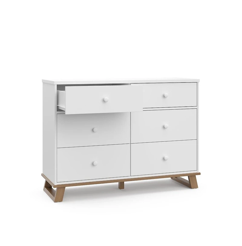 Storkcraft Modern 6 Drawer Dresser