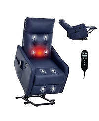 Sumyeg Power Lift Recliner Chair with Massage Heavy Duty Motion Mechanism and One Usb for Charging