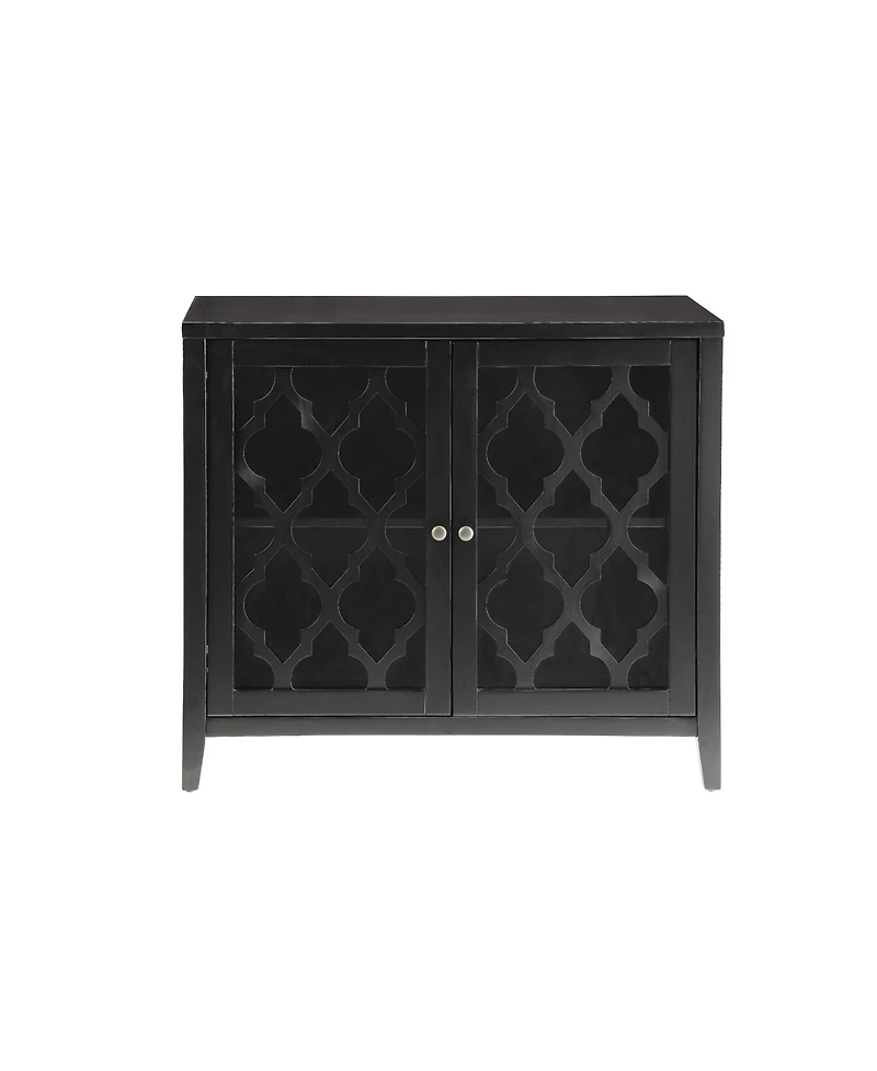 sumyeg Storage Cabinet Console Cabinet in Black
