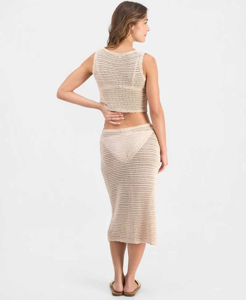 Miken Women's Swim Cover-Up Midi Skirt, Exclusive To Macys