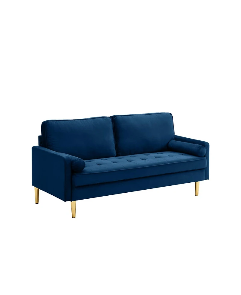 Streamdale Furniture Velvet Sofa 65 inch