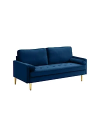Streamdale Furniture Velvet Sofa 65 inch