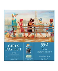 SunsOut Girls Day Out 550 piece Jigsaw Puzzle for Adults