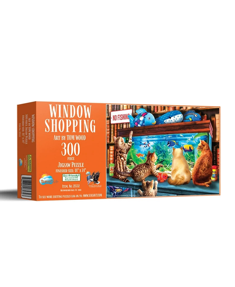 SunsOut Window Shopping 300 piece Jigsaw Puzzle for Adults