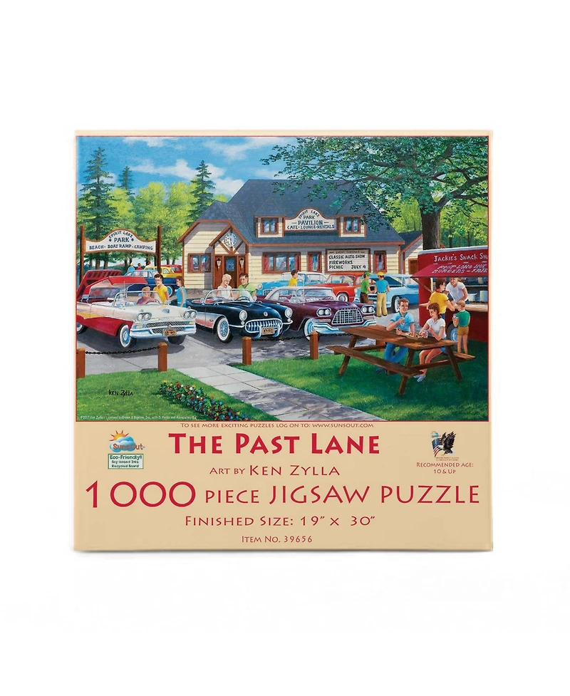 SunsOut The Past Lane piece Jigsaw Puzzle for Adults