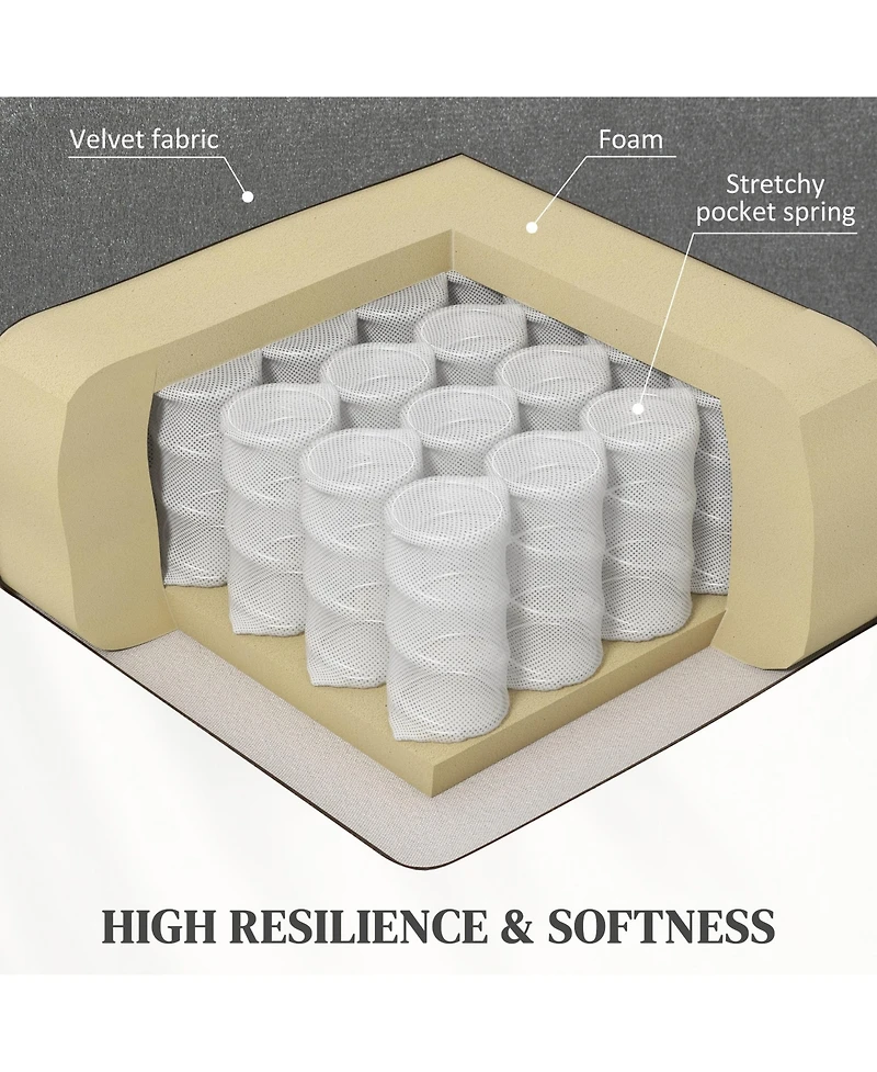 Homcom Power Lift Recliner Chair with Massage, Electric Lift Chair