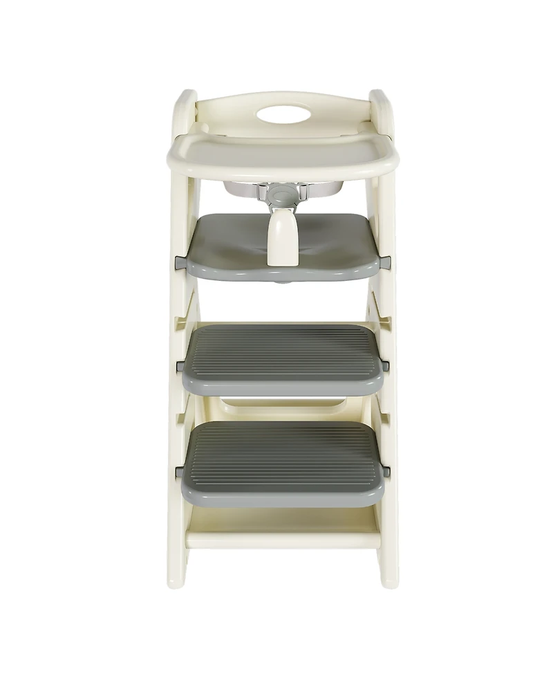Streamdale Furniture Adjustable Highchair & Toddler Tower with 5-Point Harness