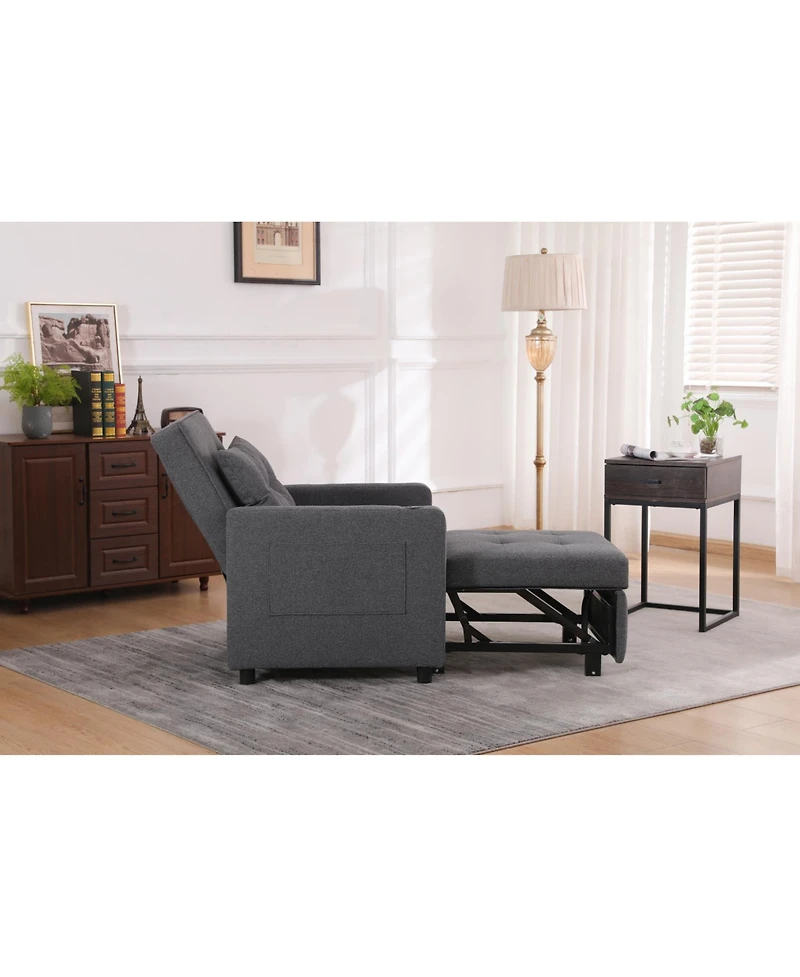 Streamdale Furniture 3-in-1 Convertible Sleeper Chair Bed