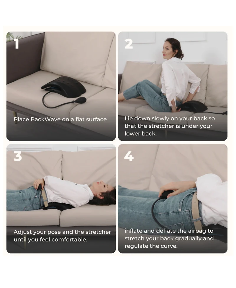 Reathlete BackWave Back Stretcher