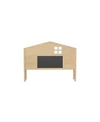 Streamdale Furniture Streamdale Headboard Storage Cabinet for Full-size Montessori Floor Bed Natural,Freely collocation