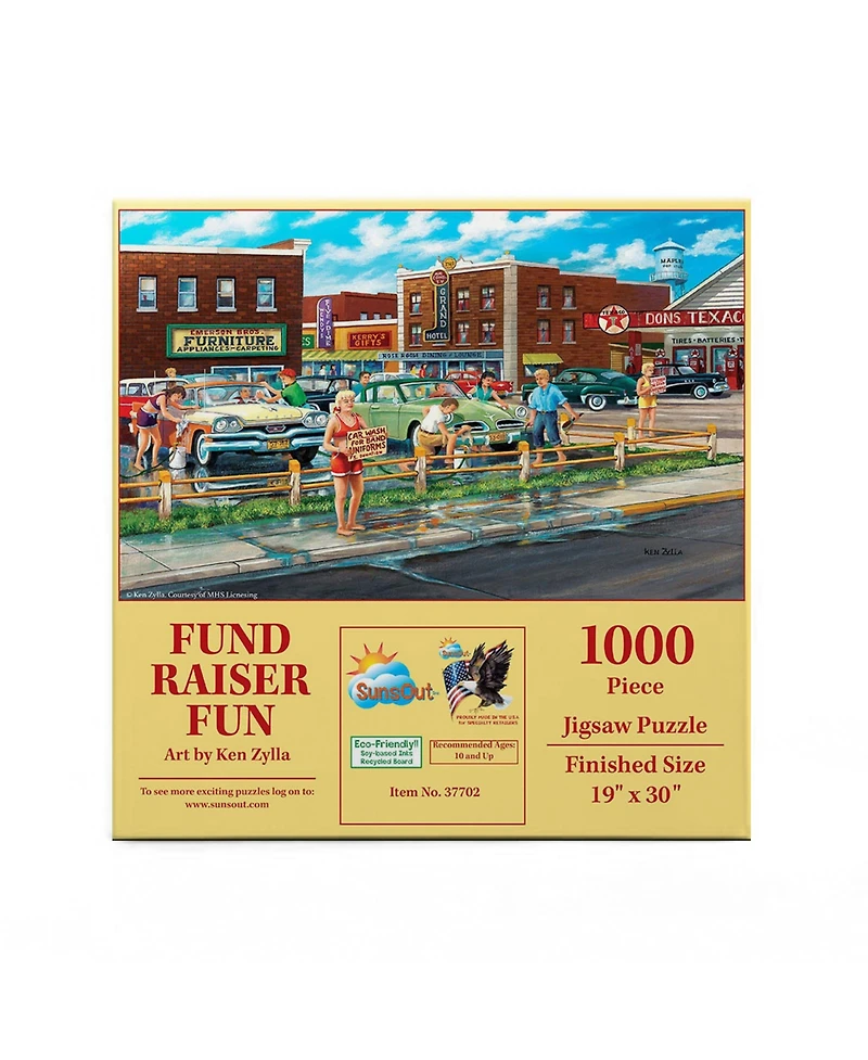SunsOut Fundraiser Fun 1000 piece Jigsaw Puzzle for Adults