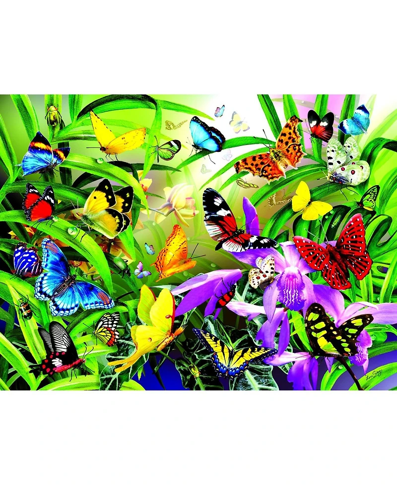 SunsOut Tropical Butterflies 1000 piece Jigsaw Puzzle for Adults