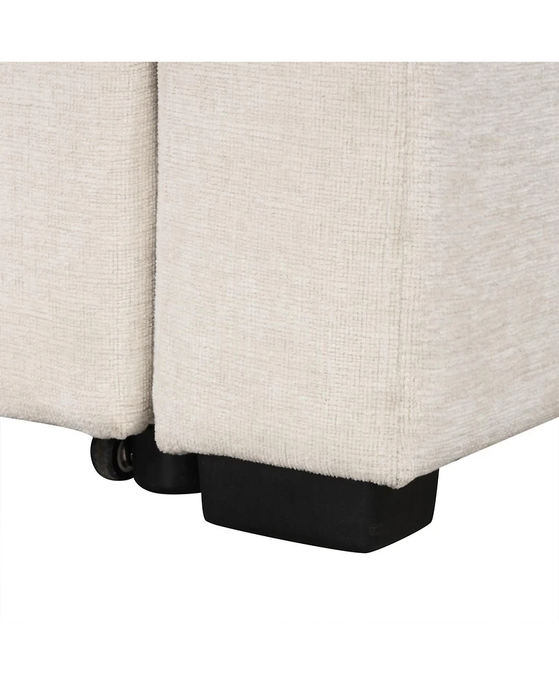 Streamdale Furniture 108.7" Sectional Pull-out Sofa Bed