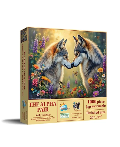 SunsOut The Alpha Pair 1000 piece Jigsaw Puzzle for Adults