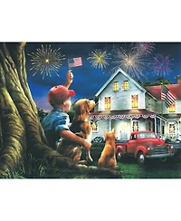 SunsOut God Bless the Usa 300 piece Jigsaw Puzzle for Adults Fourth of July