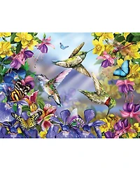 SunsOut Butterflies Hummingbirds 300 piece Jigsaw Puzzle for Adults