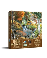 SunsOut Fishing Companions 500 piece Jigsaw Puzzle for Adults