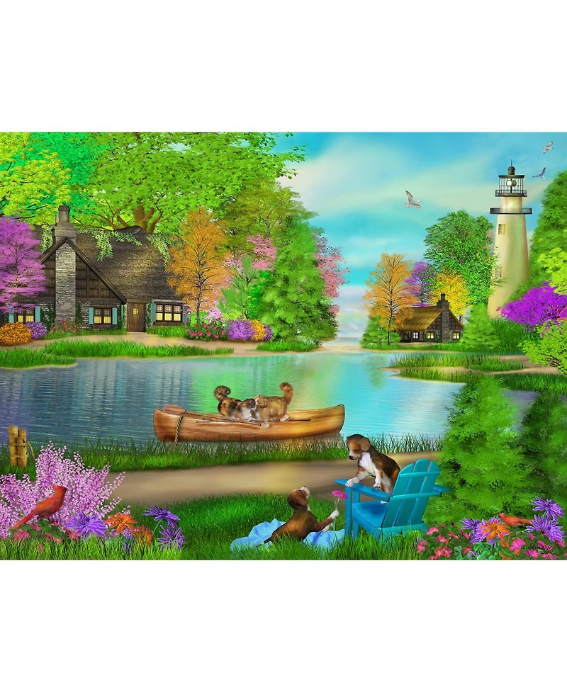 SunsOut By the Shore 500 piece Jigsaw Puzzle for Adults